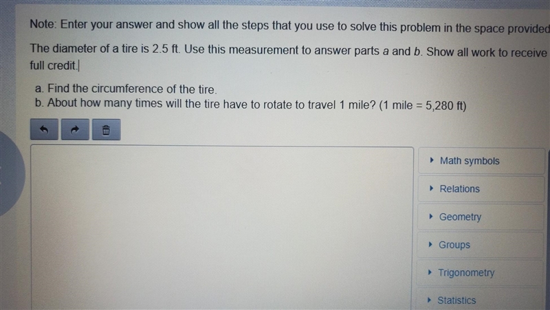 Circumference and area of a circle help me please ​-example-1