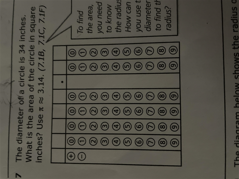 The diameter of a circle is 34 inches. What is the area of the circle in square inches-example-1