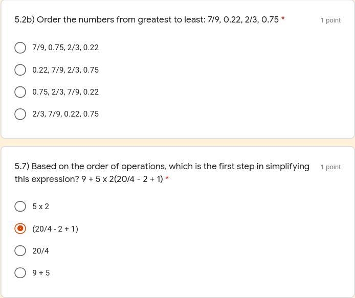 On 1, I need help, and for 2, is the answer right?-example-1