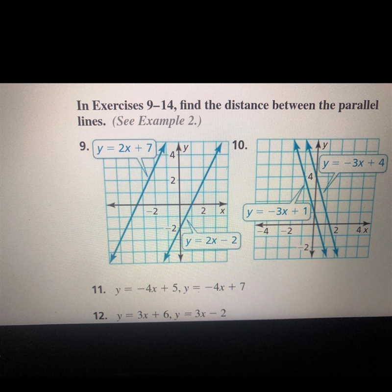 Math 1 Honors: Big Ideas T book page 531 (9-14) all Please help with at least on how-example-1