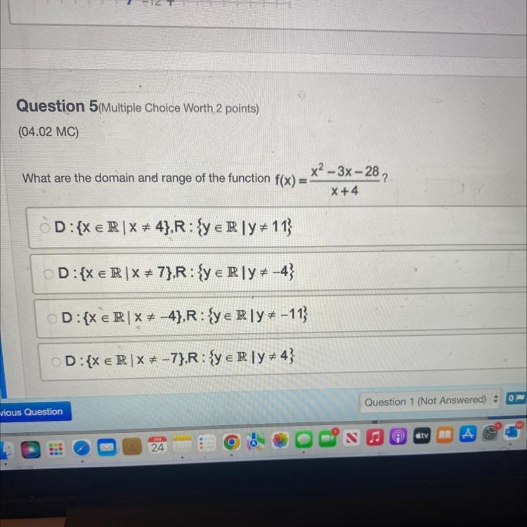 What are the domain and range of the function-example-1