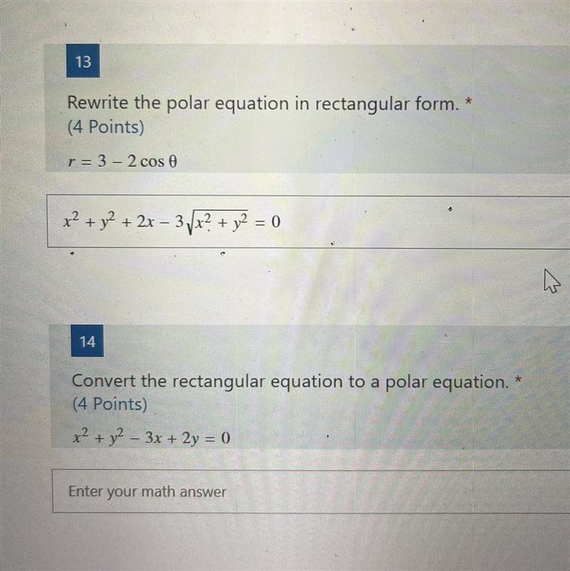 Polar & rectangular equations-example-1