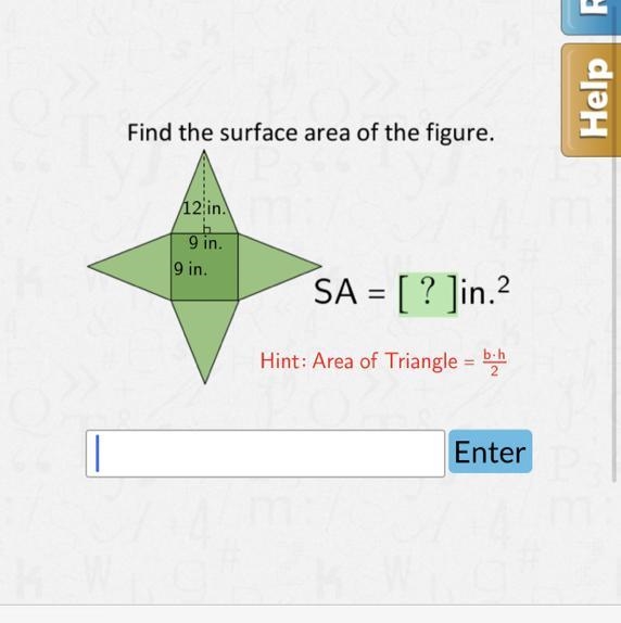 Find the surface area of this figure.-example-1