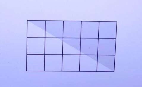 The grid you see below is in the shape of angle What is the area, in square units-example-1