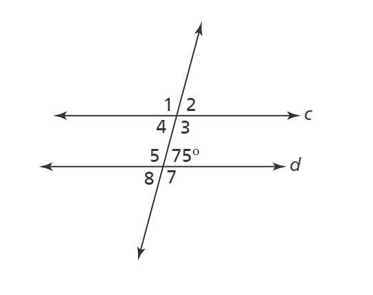 Ill give 30 points for the answer bro: In the figure, c || d. What are the measures-example-1