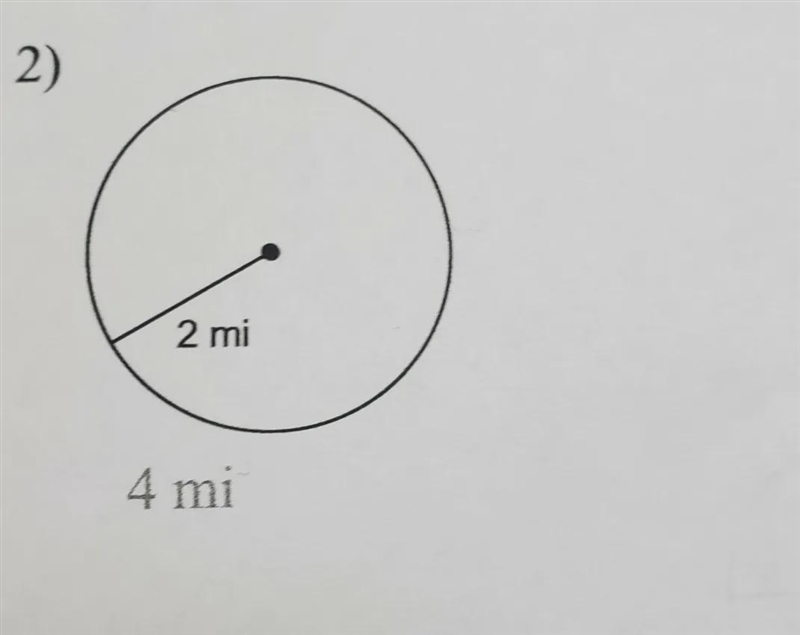 Need help find the diameter of each circles. Round your answer in the nearest tenth-example-1