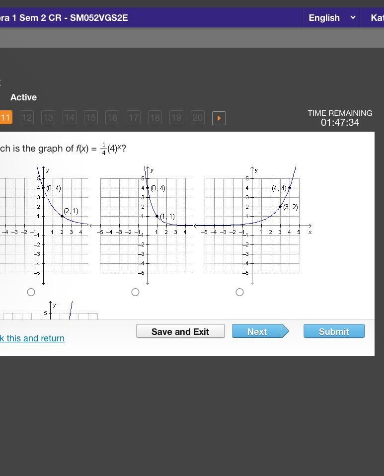 Which is the graph of f(x) = }(4)*2-example-1