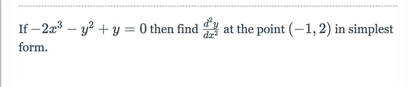 Please help me with this - Implicit Differentiation (Second Derivative)-example-1