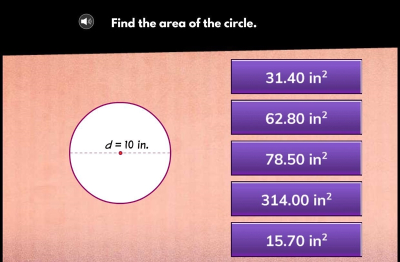 Find the area of the circle-example-1