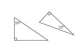 HELP MEE!!!! Are the triangles at right congruent? If so, describe a series of rigid-example-1