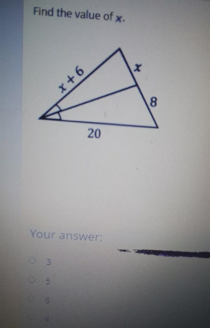 Can someone please help me find the value of X?-example-1