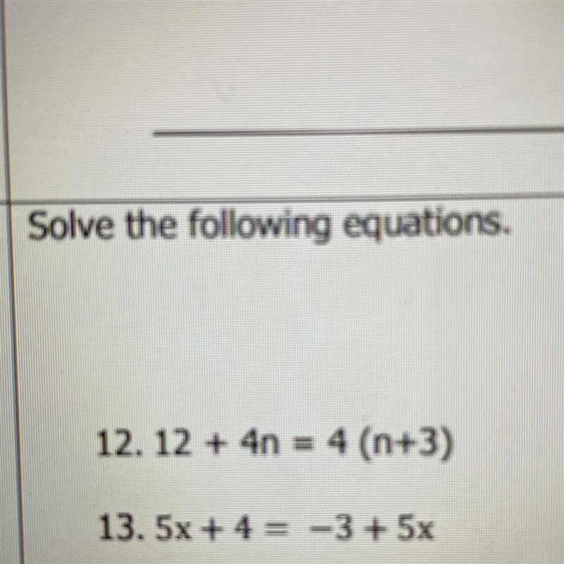 Please help Solve the following equations.-example-1