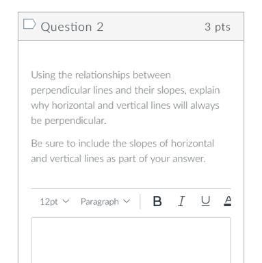 Using the relationships between perpendicular lines and their slopes, explain why-example-1