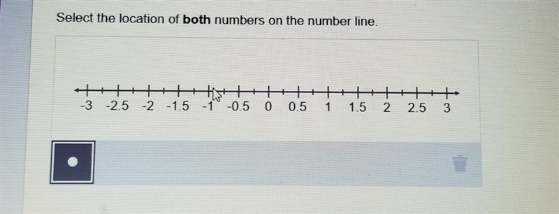 Which two numbers on the number line have an absolute value of 1.75? Answer by looking-example-1