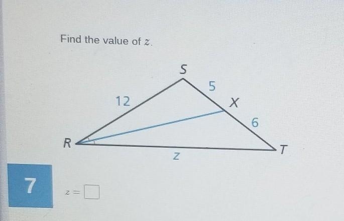 Find the value of z. ​-example-1