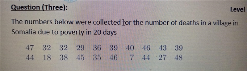 B) Calculate the percentage of days where deaths were 40 or more. I c) Calculate the-example-1