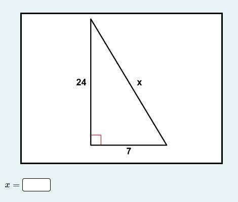 9. Instructions: Find the missing side of the triangle.-example-1