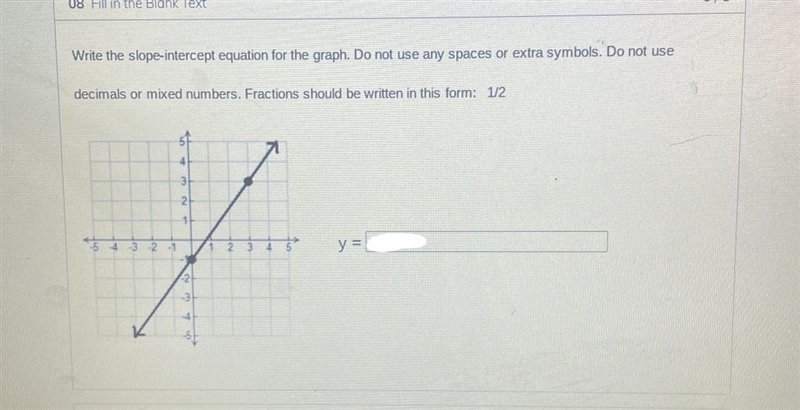 Find the slope intercept equation for the graph below pLz!!!-example-1