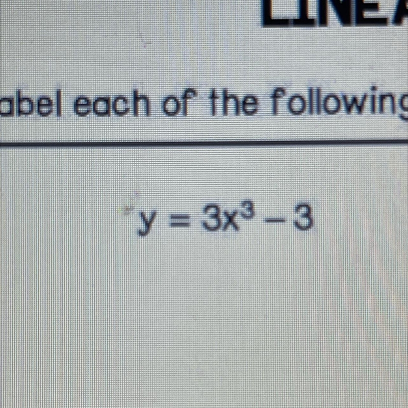 Linear or nonlinear?-example-1