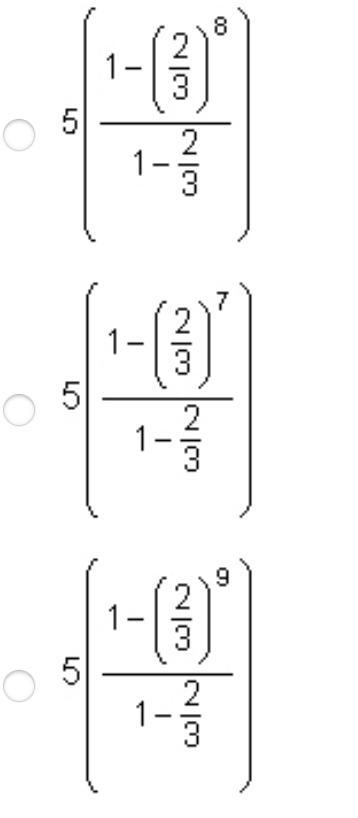 PLEASE HURRY Which of the following can be used to evaluate the series e d g e-example-3