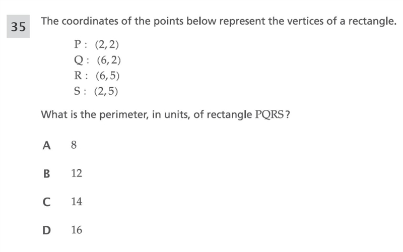 The coordinates of the point P:(2,2), Q:(6,2), R:(6,5), S:(2,5) represent the vertices-example-1