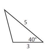 Find the area of each triangle. Round to the nearest tenth.-example-1