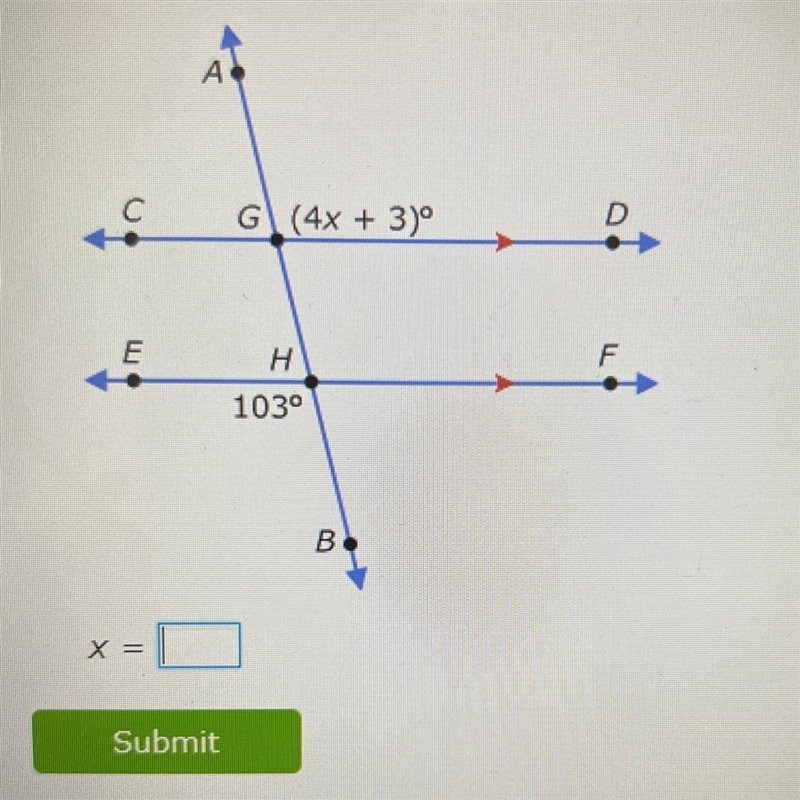 What is the value of x-example-1