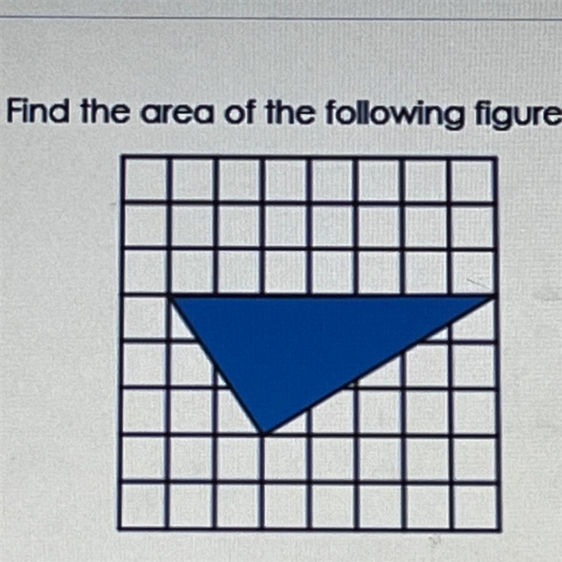 Find the area of the following figure. How would I do this?-example-1