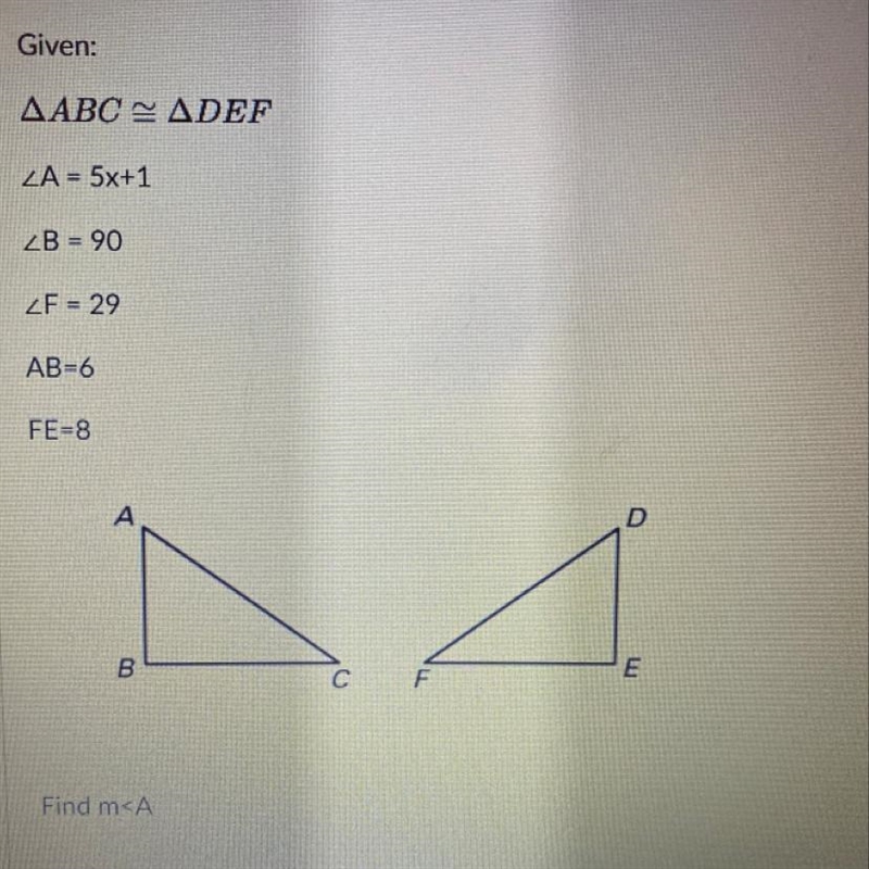 Congruent triangles:-example-1