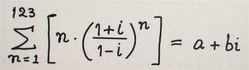 When a,b are real number and i^2 = -1 then what is value of |a-b| ? help me please-example-1