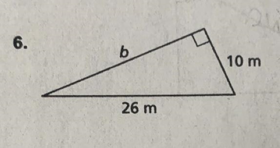 Find the missing side length of the triangle-example-1