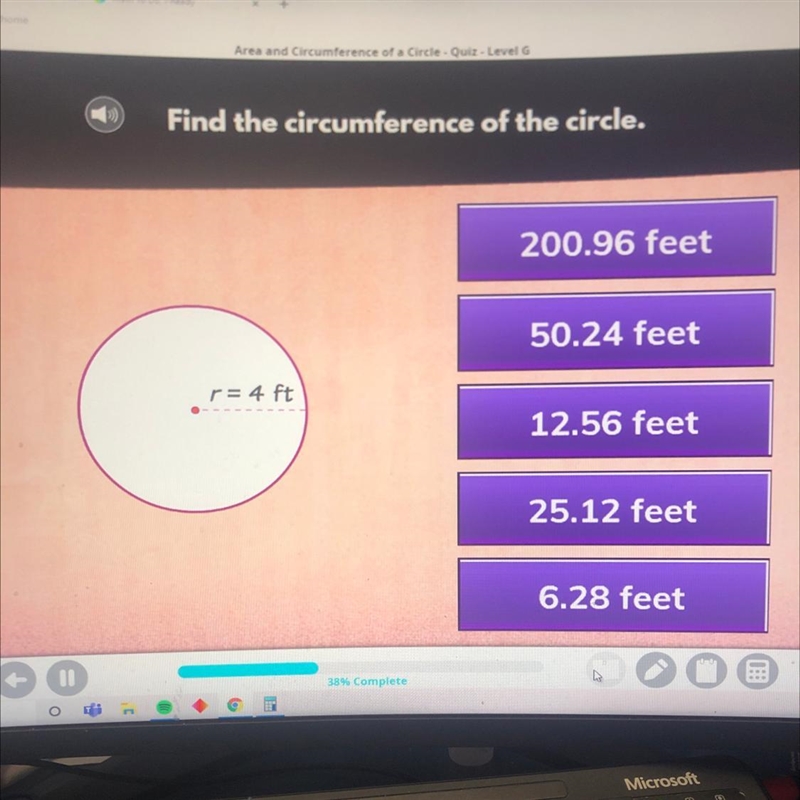 Find the circumference of the circle-example-1