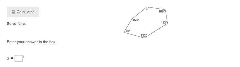 Solve for x. Enter your answer in the box. x = ...° (Please refer to attached image-example-1