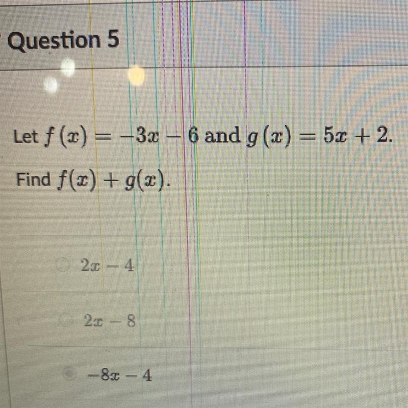 Do I have to add or subtract -6 from + 2?-example-1