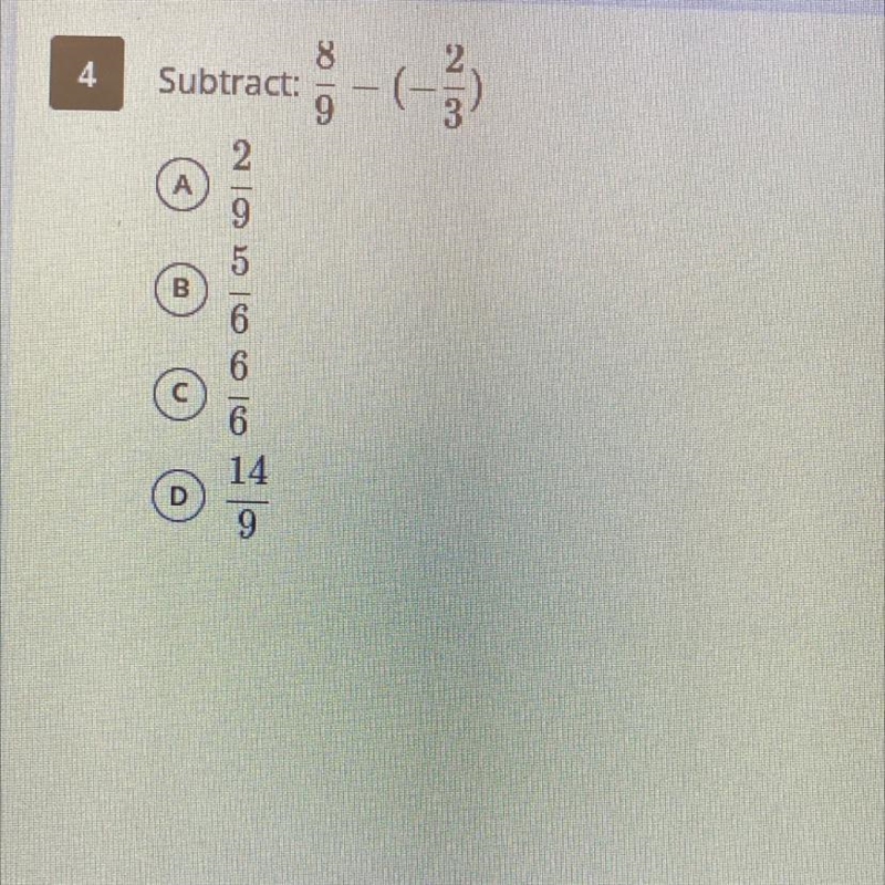 Subtract 8/9 - (-2/3)-example-1