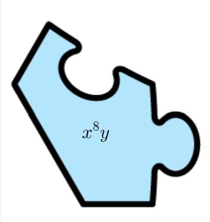 Complete the puzzle by clicking on the puzzle piece that contains equivalent expression-example-4