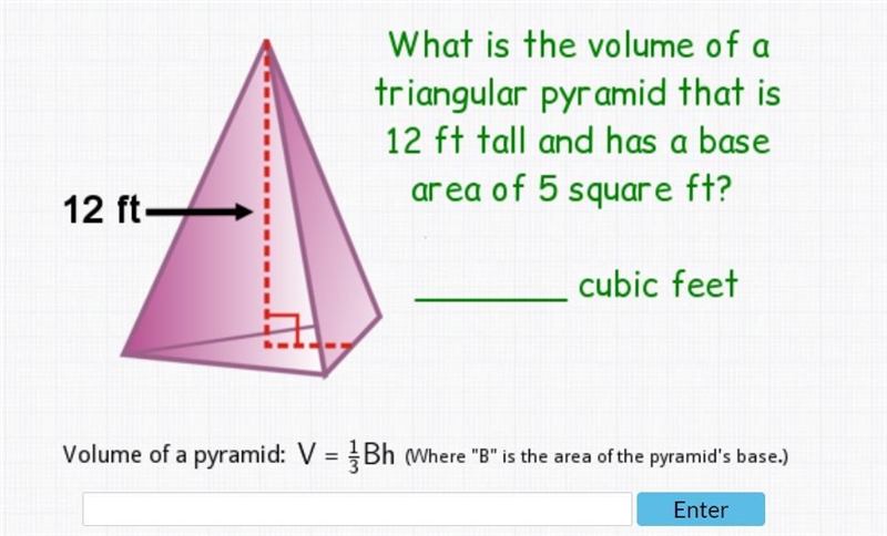 Find the Volume of a triangular pyramid! ~-example-1