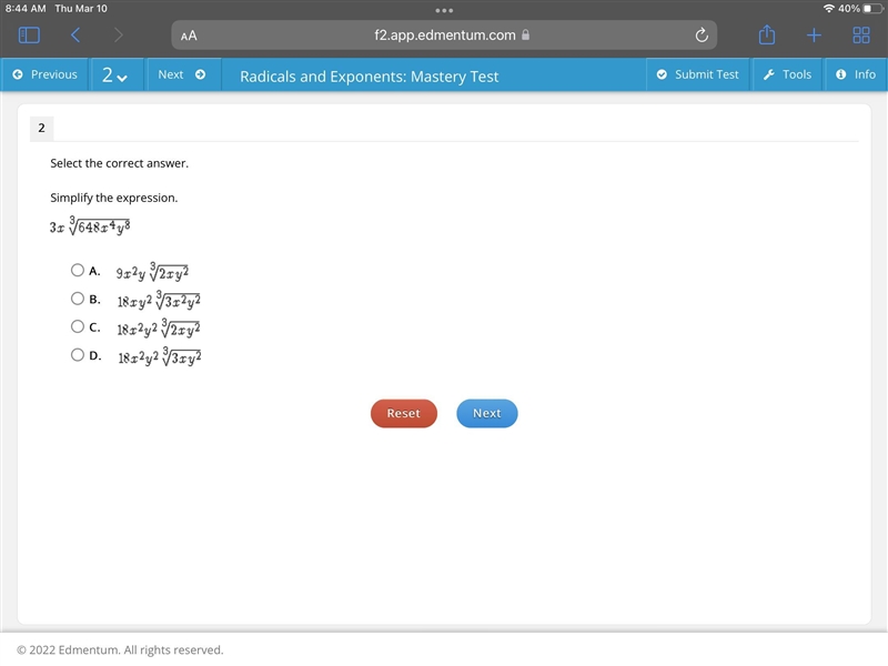 Simplify the expression. (In the picture)-example-1