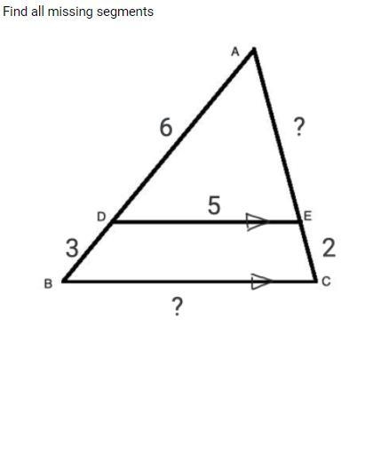 Geomtry RQ help find the missing sides which I need help with-example-1