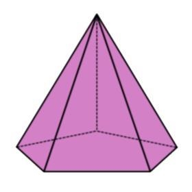 How many faces, edges and vertices does the shape below have?-example-1