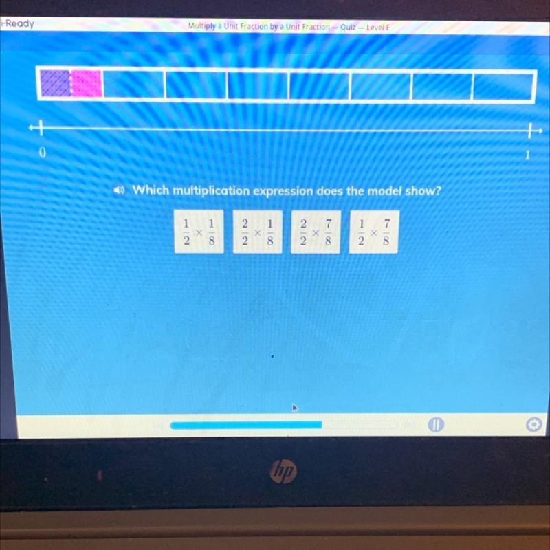 Which multiplication expression does the model show?-example-1