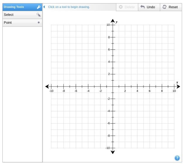 Use the drawing tools to form the correct answer on the graph. Draw the solution point-example-2