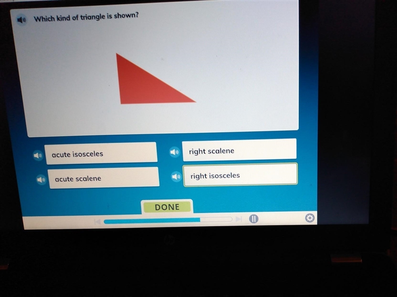 Which kind of triangle is shown​-example-1