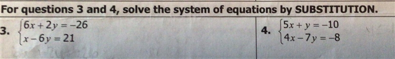 PLEASE HELP ME!!! Solve in substitution form step by step please-example-1