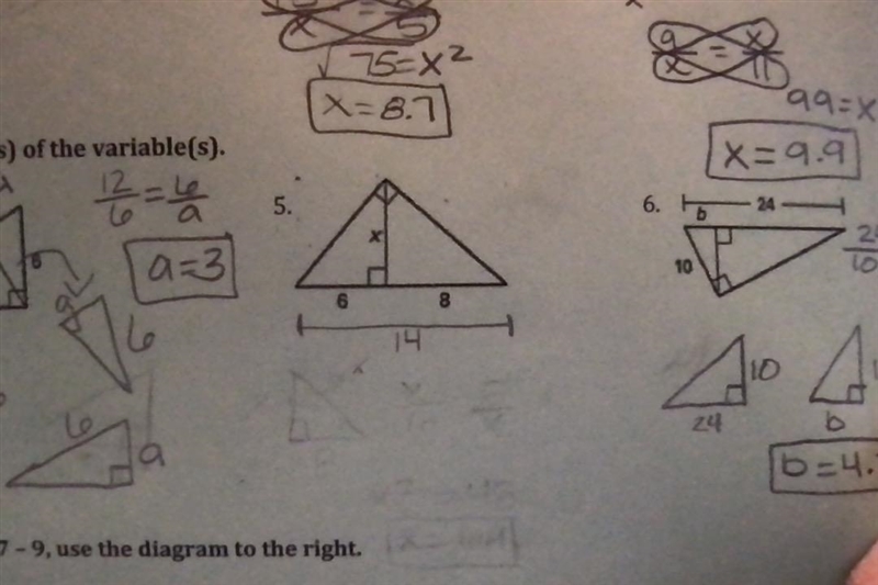 Ok so I got the answer x=6.9 and its rounded to the nearest tenth-example-1