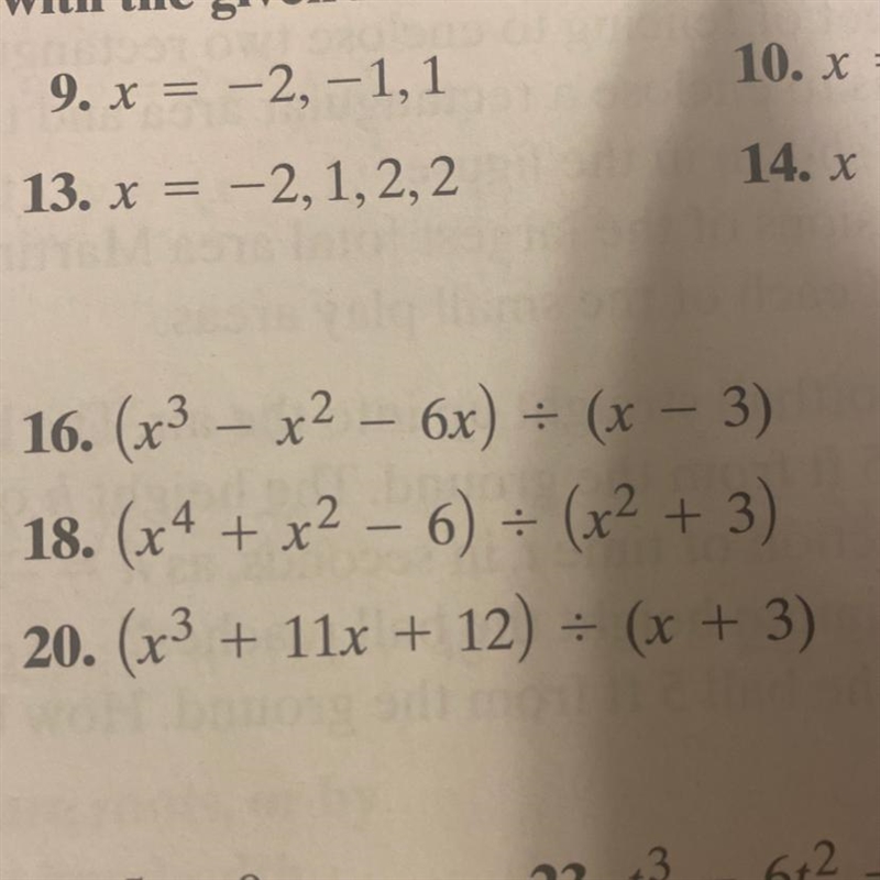 #18 (x^4+x^2-6)/(x^2+3)-example-1