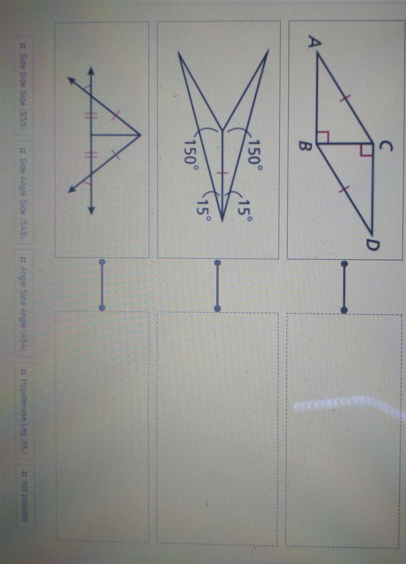 how do I find a triangle congruence postulate that can be used to prove that the triangles-example-1