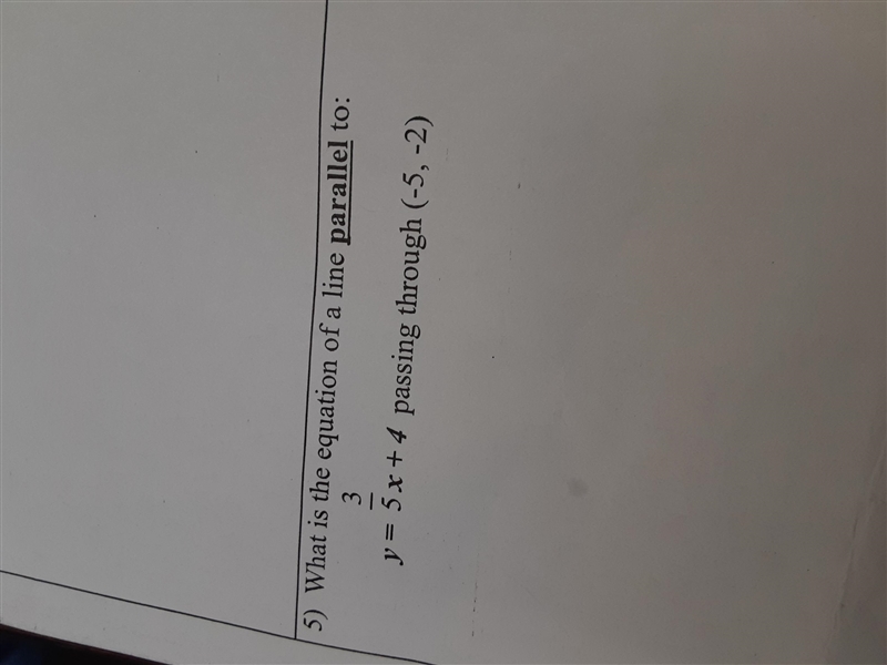 What is the equation of a line parallel to: PLEASE EXPLAIN. STEP BY STEP-example-1