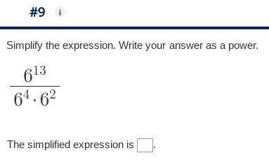 Simplify the expression. Write your answer as a power. The simplified expression is-example-1