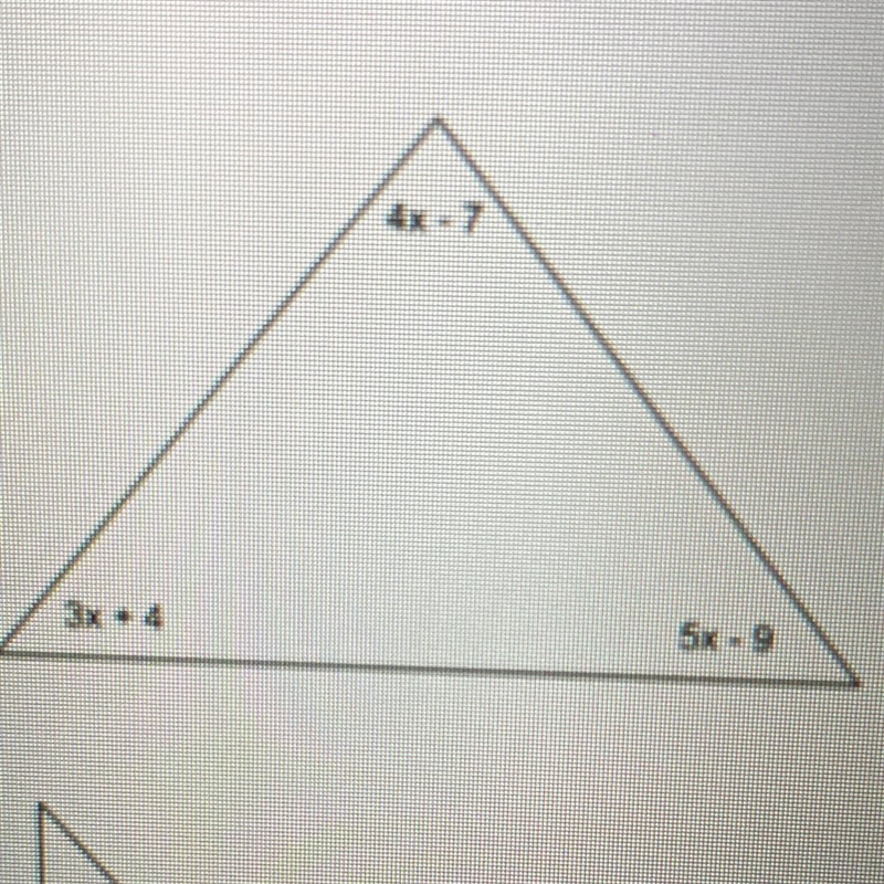 Assuming x and the number below are measured in degrees find re value of x and find-example-1